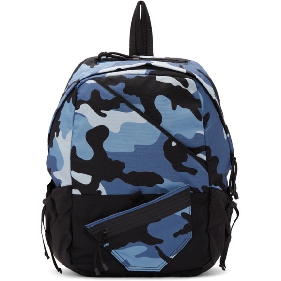 Valentino unisex VTLN camouflage logo monogram backpack NEW - Picture 1 of 12